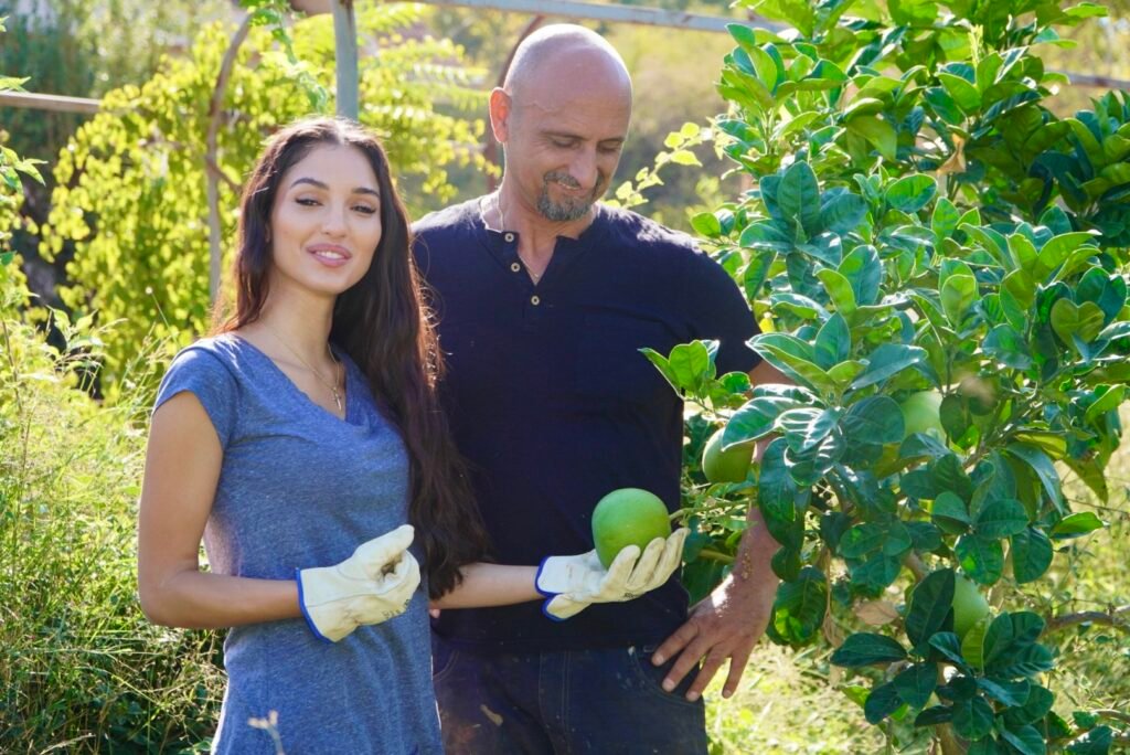 Natalia Guglielmo con il papà
