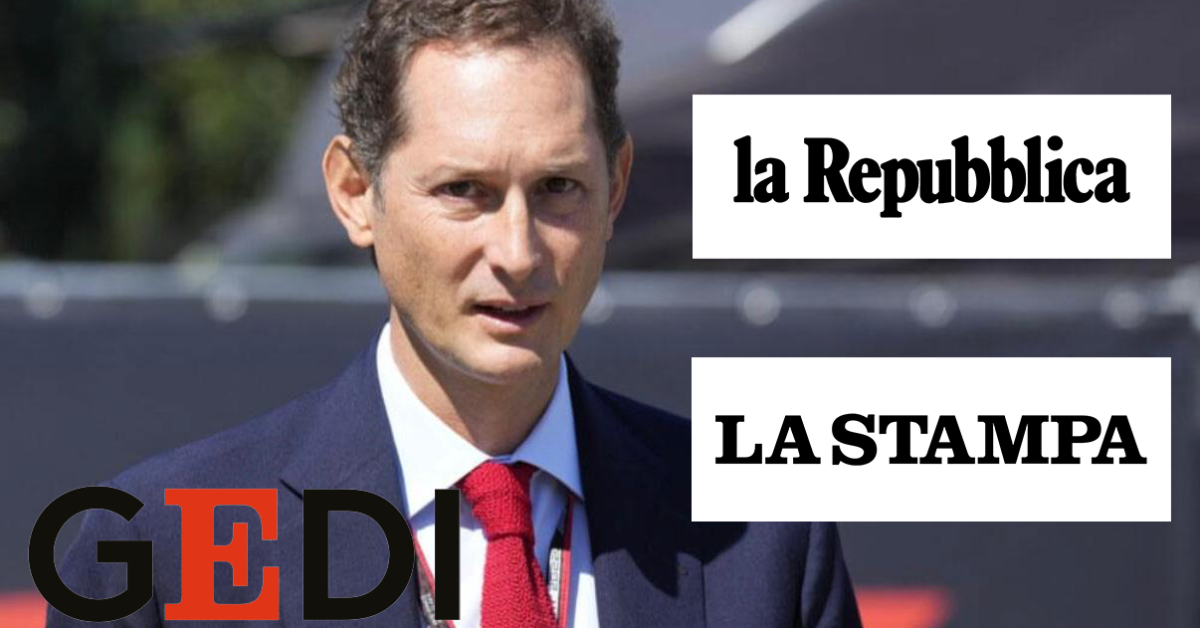 Gruppo Gedi - John Elkann PH IG