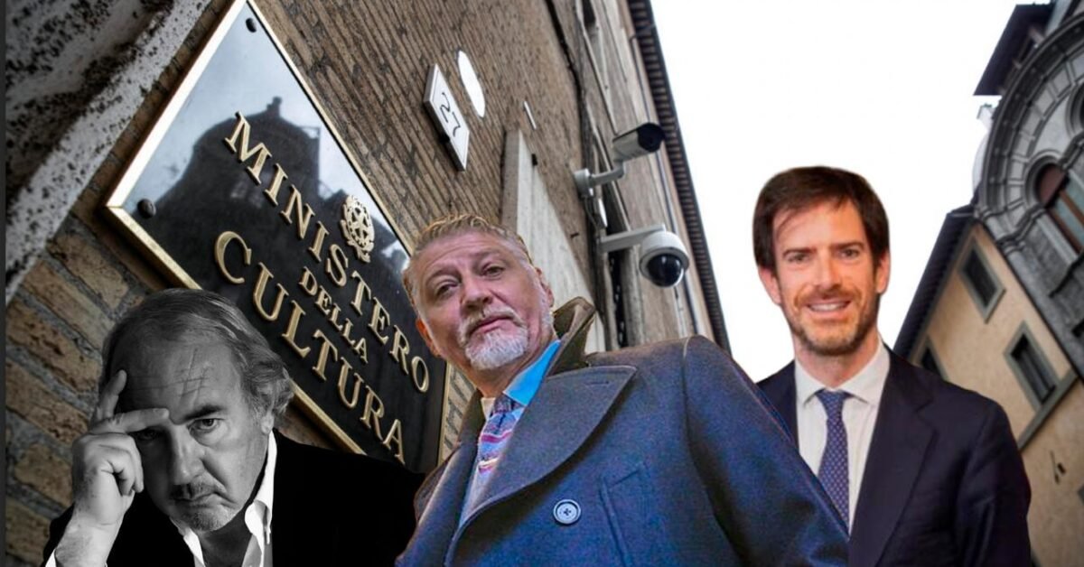 Tax credit cinema - Ministro Alessandro Giuli, Carlo Brugnoni, avvocato Michele Lo Foco ph press