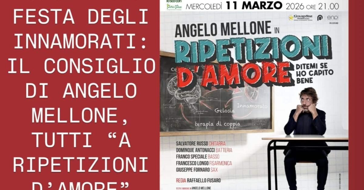 Angelo Mellone - Ripetizioni d'amore ph Press