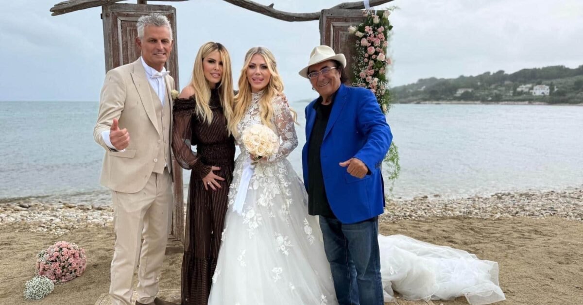 Antonio Vandoni e Ileana Falcone con Loredana Lecciso e Albano Carisi ph press